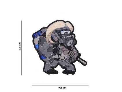Nášivka PATCH TF-2215 3D PVC Frogman Ox No.5