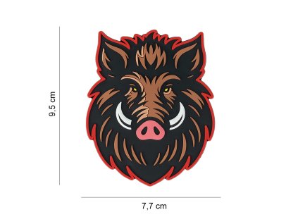 Nášivka PATCH 3D PVC Wild boar