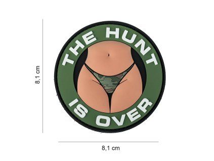 Nášivka PATCH 3D PVC The hunt is over