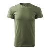 Tričko Malfini BASIC 129, khaki (Konfekčná veľkosť L)