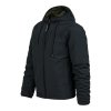 Bunda FOSTEX obojstranná SHERPA SOFTSHELL, čierna/zelená