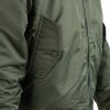 Bunda bomber MA-1 s kapucňou, olive