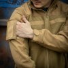 Bunda 101 inc. COMBAT FLEECE, sand