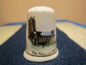 Sběratelský náprstek - Anglie - Beverley, The Minster, kostel