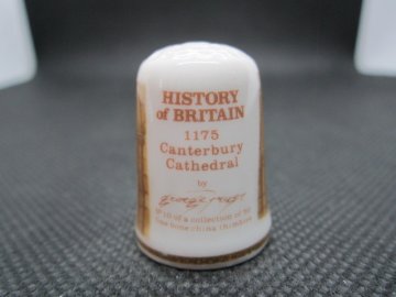 Sběratelský náprstek - TCC Victoria England - Historie Británie, č. 10, Přestavba Canterburské katedrály