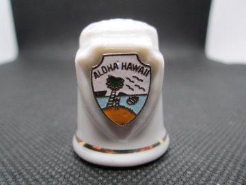 Sběratelský náprstek - 3D USA Hawaii - pozdrav Aloha