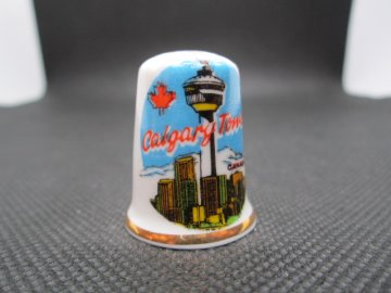 Sběratelský náprstek - Kanada - Provincie Alberta, Calgary, Calgary Tower