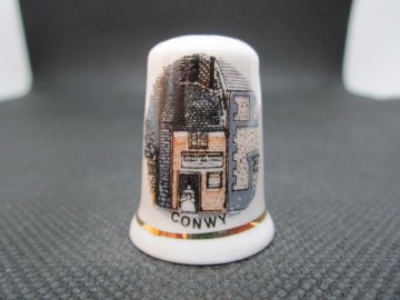 Sběratelský náprstek - Anglie - Conwy, nejmenší dům ve Velké Británii
