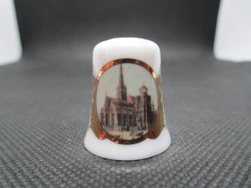 Sběratelský náprstek - Rakousko - Vídeň, Katedrála svatého Štěpána, se znaky