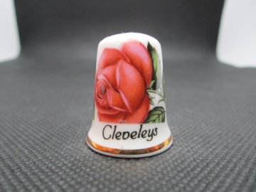 Sběratelský náprstek - Květinová města - Anglie, Cleveleys
