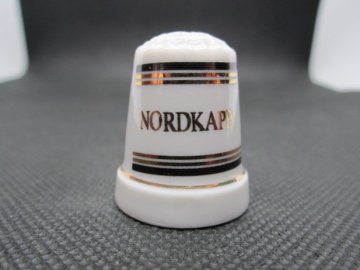 Sběratelský náprstek - Norsko - Nordkapp 71° 10' 21', symbolický bod