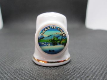 Sběratelský náprstek - 3D Nový Zéland - Lake Te Anau, jezero