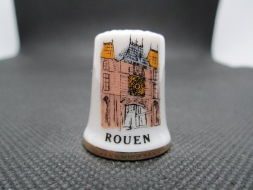 Sběratelský náprstek - Francie - Rouen, Hodiny Gros-Horloge