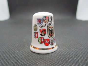 Sběratelský náprstek - Německo - se znaky měst