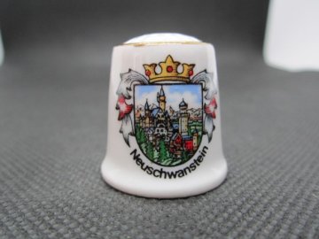 Sběratelský náprstek - Německo - Neuschwanstein - zámek