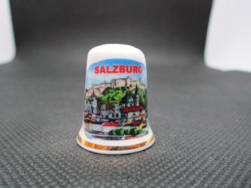 Sběratelský náprstek - Rakousko - Salzburg, panorama