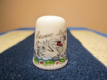 Sběratelský náprstek - Sutherland England - 7. den vánoční