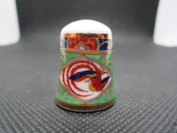 Sběratelský náprstek - TCC Hashimoto Japan - Bird and Flower, Treasures of the Orient