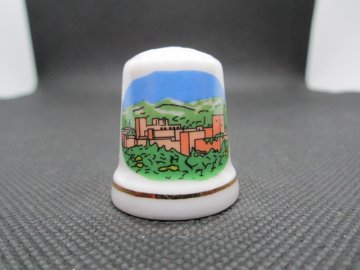 Sběratelský náprstek - Španělsko - Granada, La Alhambra