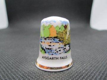 Sběratelský náprstek - Anglie - Aysgarth Falls, vodopády