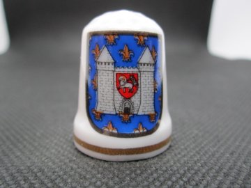 Sběratelský náprstek - Francie - Carcassonne, znak