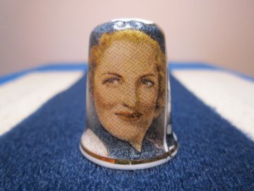 Sběratelský náprstek - Anglická herečka - Gracie Fields