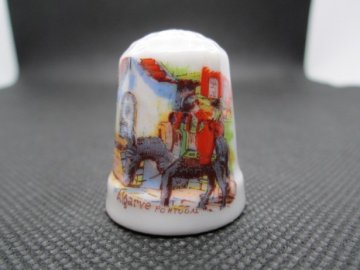 Sběratelský náprstek - Portugalsko - Algarve, s oslíkem