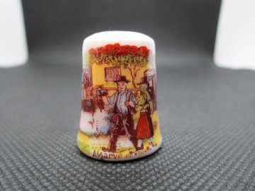 Sběratelský náprstek - Portugalsko - Algarve, s vodním mlýnem