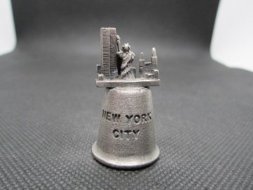 Sběratelský náprstek - 3D cínový - USA New York City, zajímavosti
