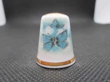 Sběratelský náprstek - TCC Spode England - Butterflies and Dandelions 1989