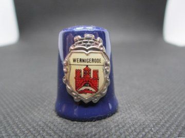 Sběratelský náprstek - 3D Německo - Wernigerode, znak