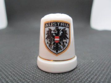 Sběratelský náprstek - Rakousko - znak