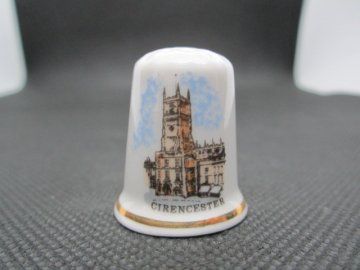 Sběratelský náprstek - Anglie - Cirencester, hrad