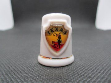 Sběratelský náprstek - 3D USA Texas - s kovbojem