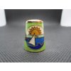 Sběratelský náprstek - Cloisonné - Španělsko - Andalusie, Cadiz, se Sluncem a plachetnicí
