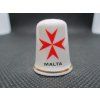 Sběratelský náprstek - Malta - Maltézský kříž s květem