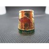 Sběratelský náprstek - Cloisonné - Tunisko, Sousse, s velbloudem a palmami