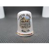 Sběratelský náprstek - Malta - Mosta Dome, s květem
