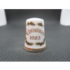 Sběratelský náprstek - Royal Worcester England - Vánoce 1983