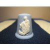 Sběratelský náprstek - 3D Wedgwood Jasperware - Vánoce 1987 - 2