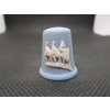 Sběratelský náprstek - 3D Wedgwood Jasperware - Vánoce 1988 - 2