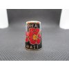 Sběratelský náprstek - Cloisonné - USA Hawaii, pozdrav Aloha, s květy, na černé, v.2,7cm