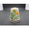 Sběratelský náprstek - TCC Spode England - Buttercup, Flower of the Year 1986