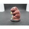 Sběratelský náprstek - 3D Enesco - veverka s oříškem