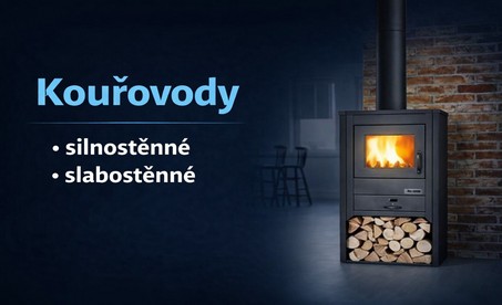 Kouřovody silnostěnné a slabostěnné