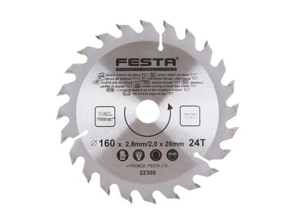 Pilový kotouč SK 160x20 24 zubů Festa 22309