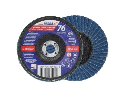 Lamelový kotouč zirkonový 76mmF P60 Dedra F24060