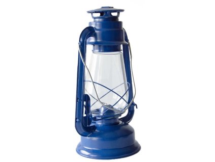 lampa petrolejová modrá