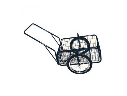 Přepravní vozík PEGAS komaxit, 450x640x280(1320)mm, nosnost 100kg