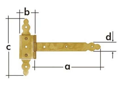 Závěs brankový ozdobný ZBNO250 250x60x215mm 8142